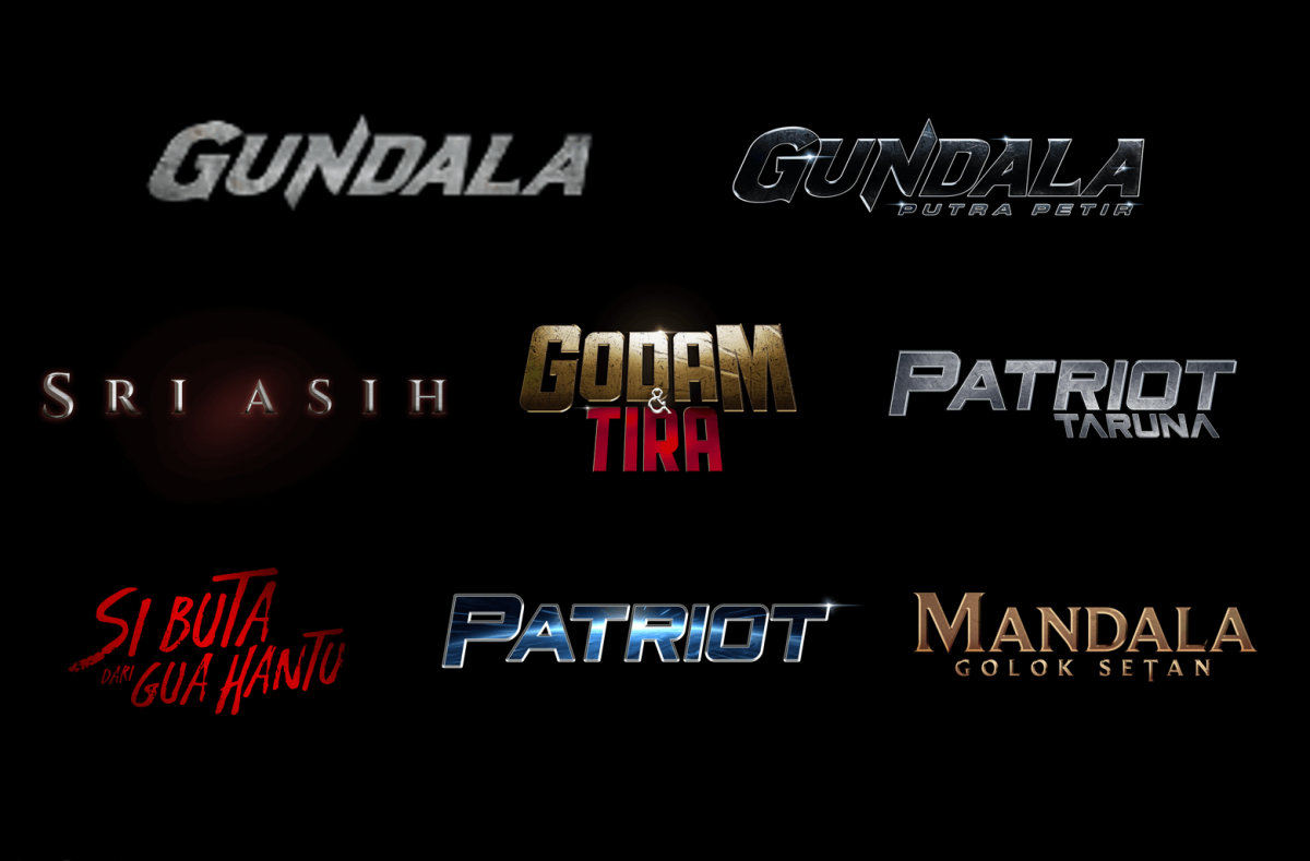 Judul-judul film yang akan ditayangkan di bawah naungan Bumilangit Universe.